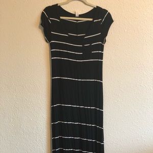 Striped maxi dress